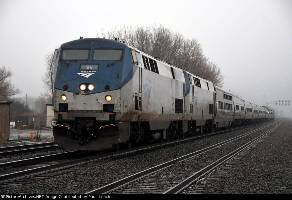 "Lake Shore Limited" rolls west